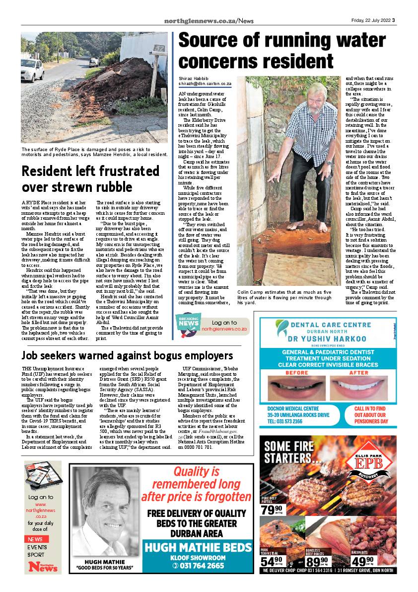 Northglen News 22 July 2022 page 3