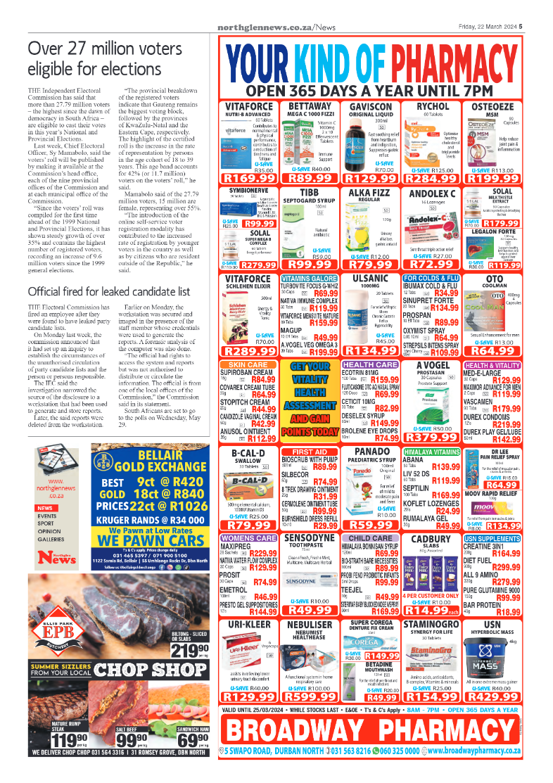 Northglen News 22 March 2024 page 5