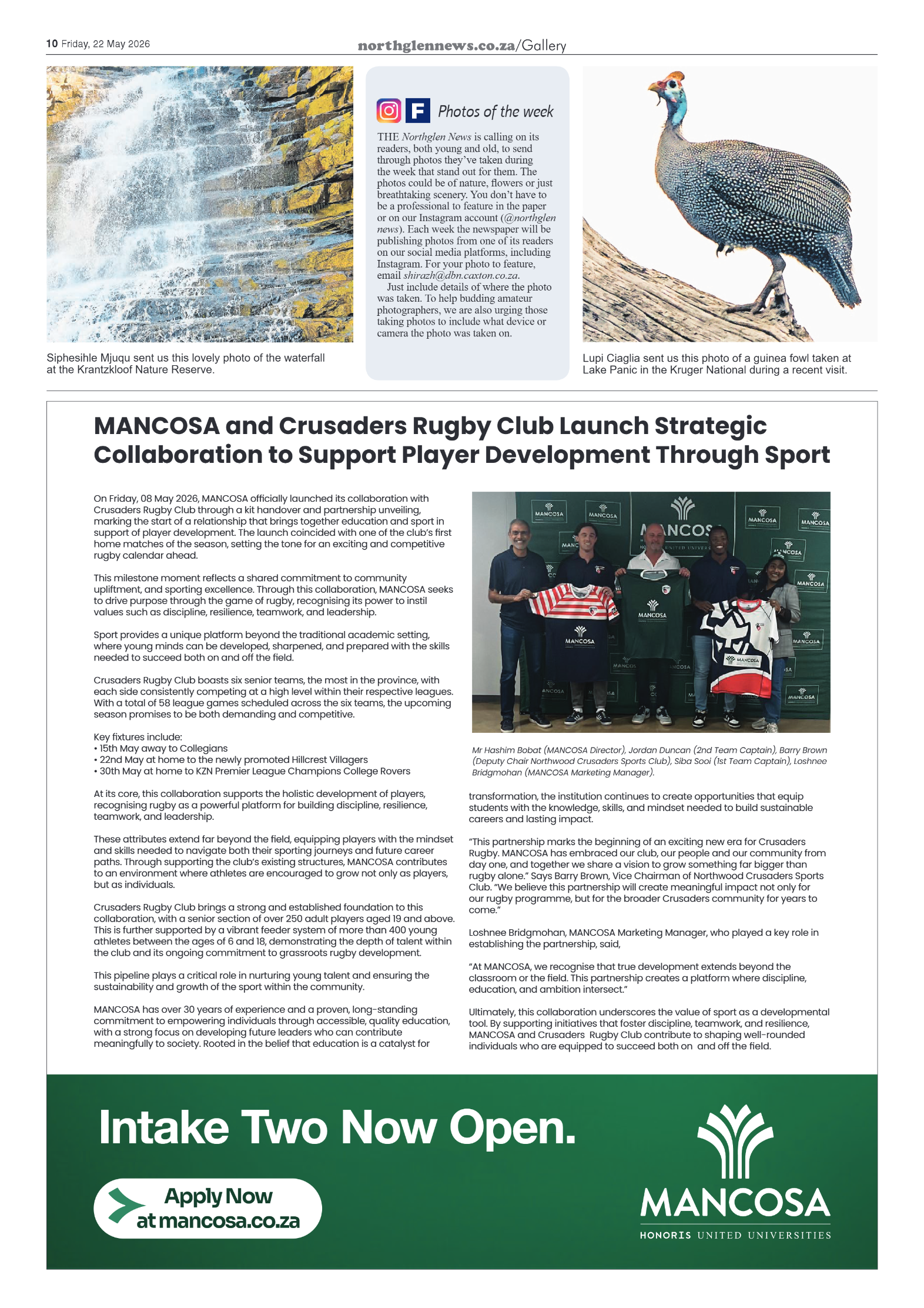 Northglen News 22 May 2026 page 10