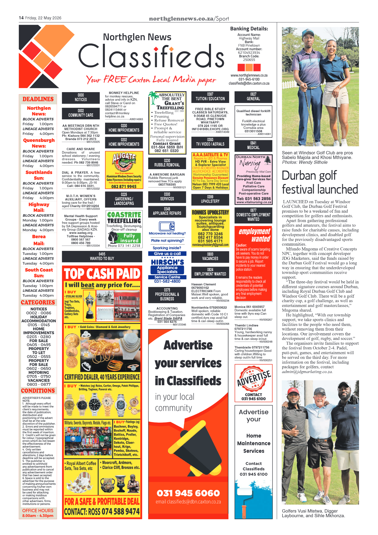 Northglen News 22 May 2026 page 14