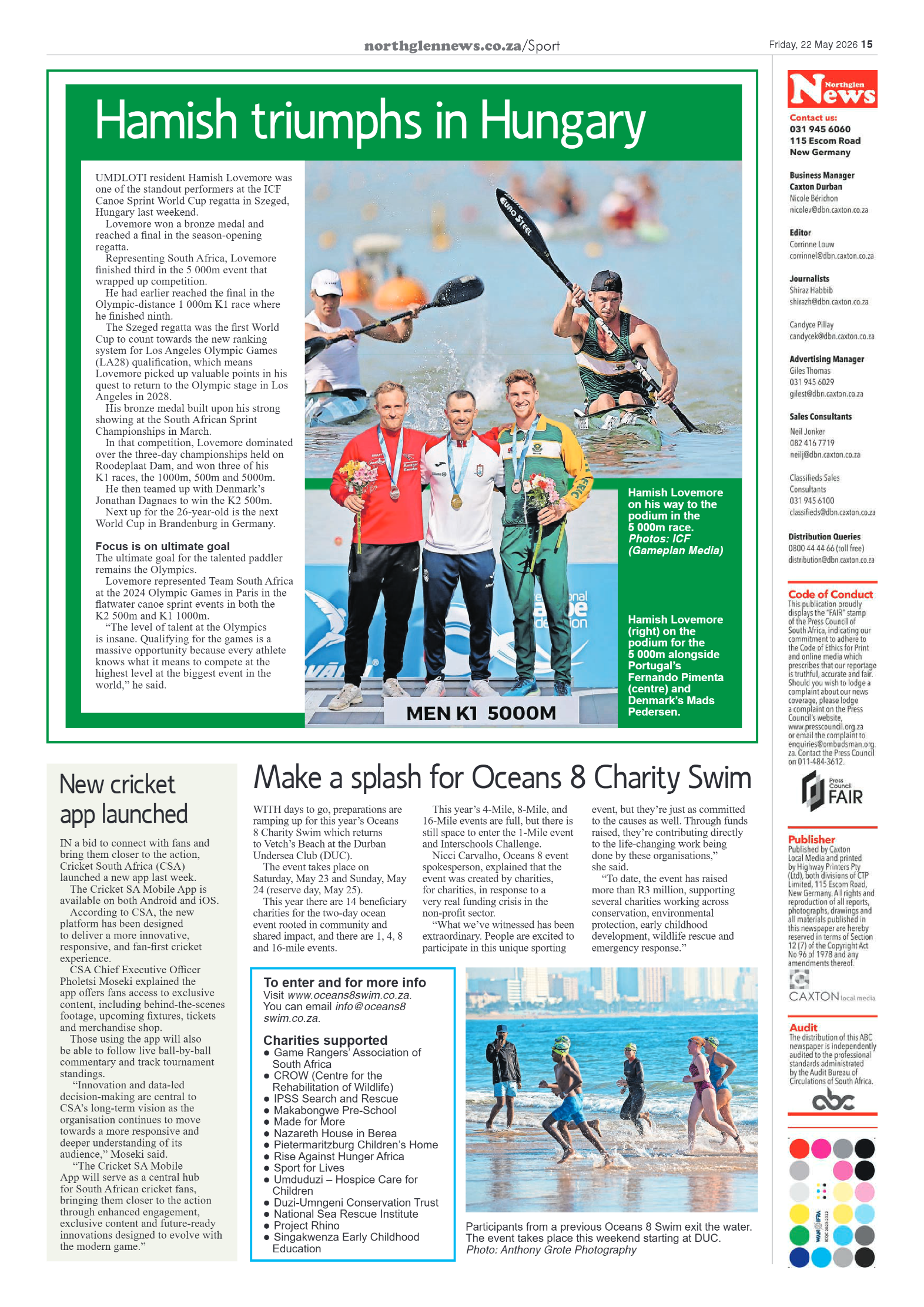 Northglen News 22 May 2026 page 15