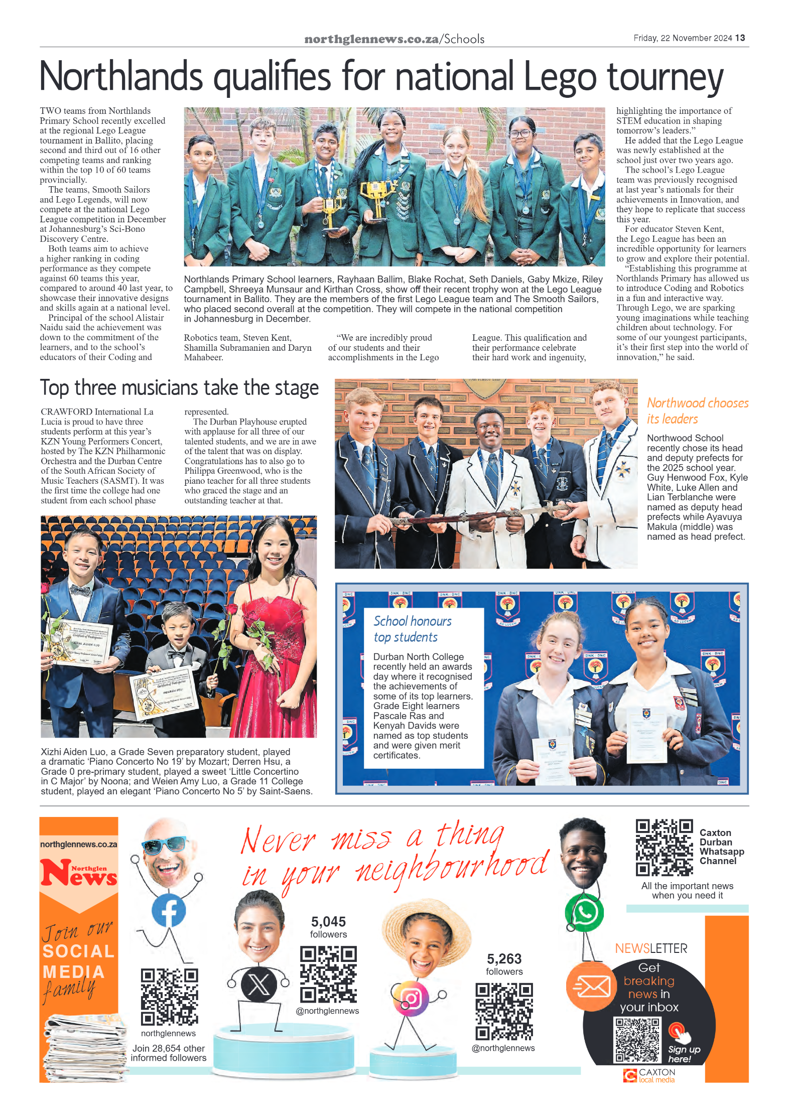 Northglen News 22 November 2024 page 13