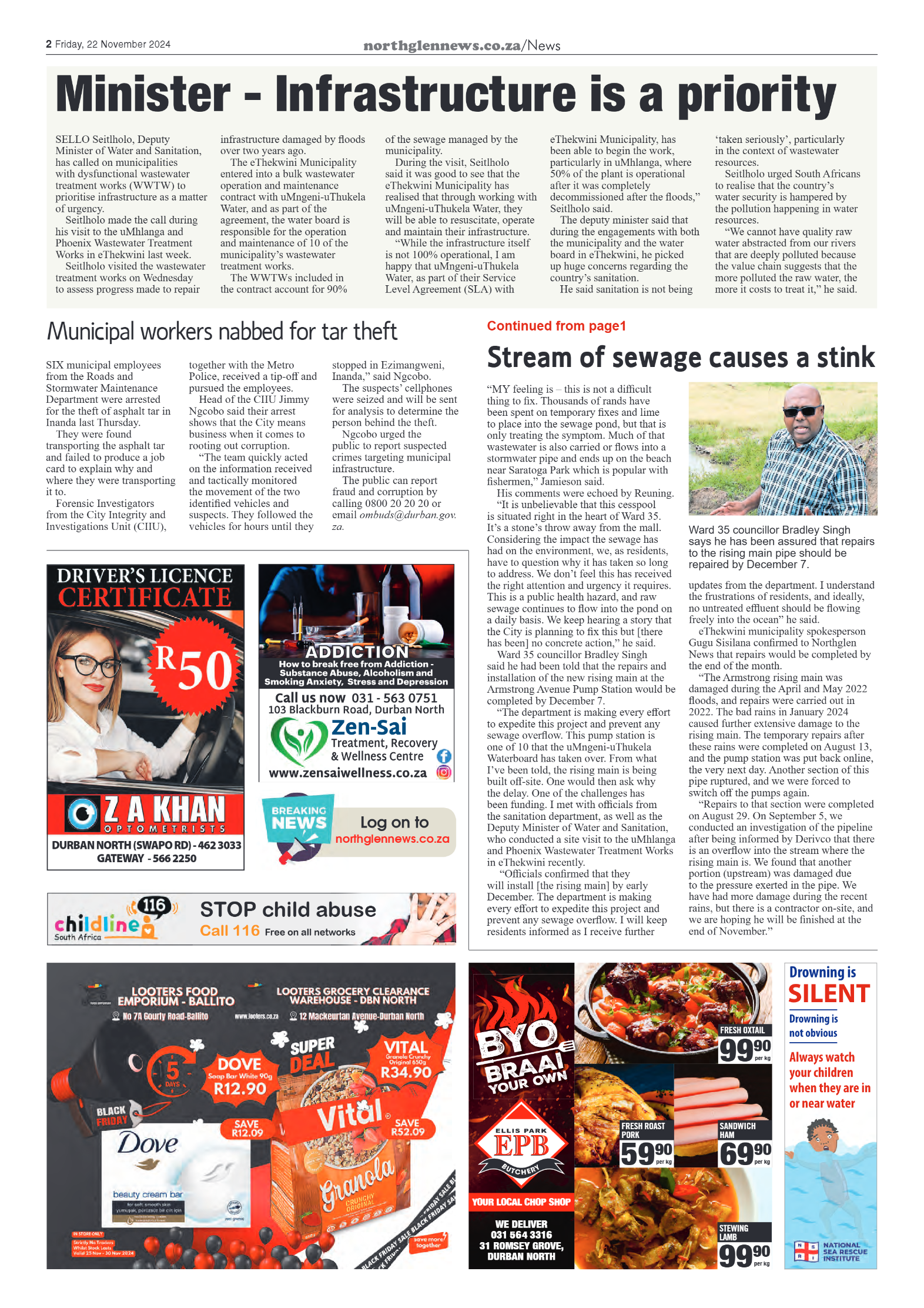 Northglen News 22 November 2024 page 2