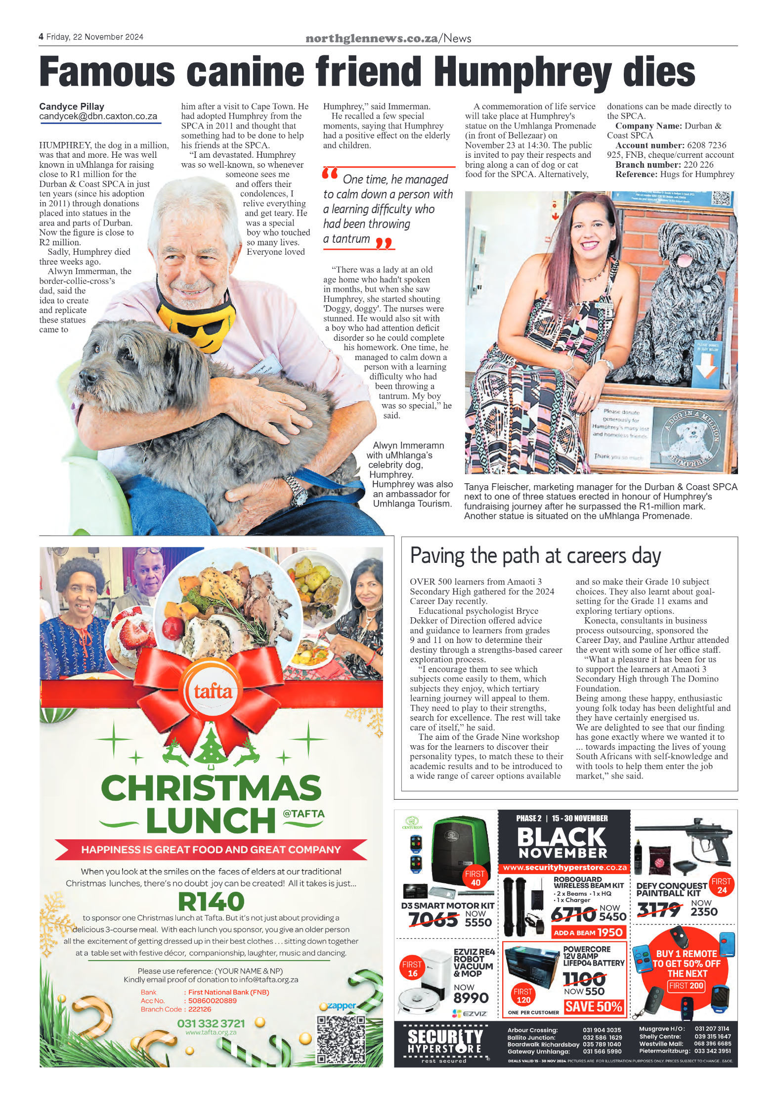 Northglen News 22 November 2024 page 4