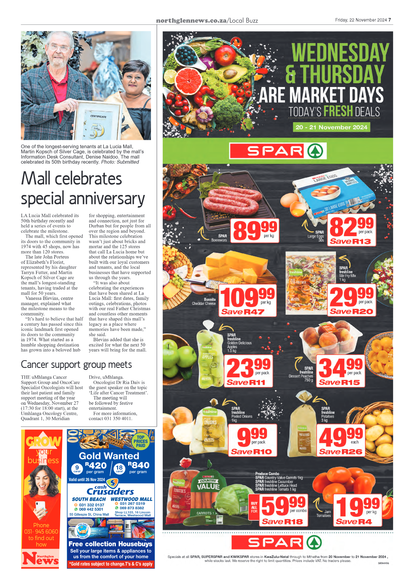 Northglen News 22 November 2024 page 7