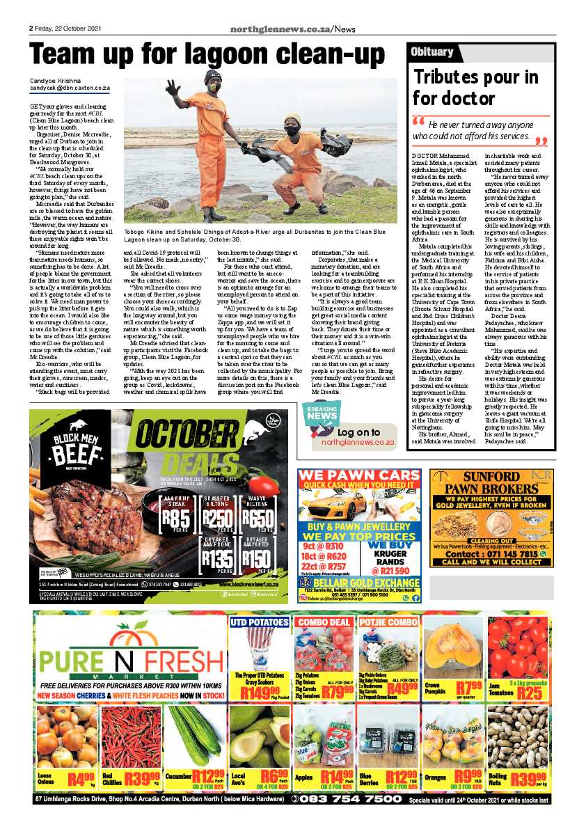 Northglen News 22 October 2021 page 2