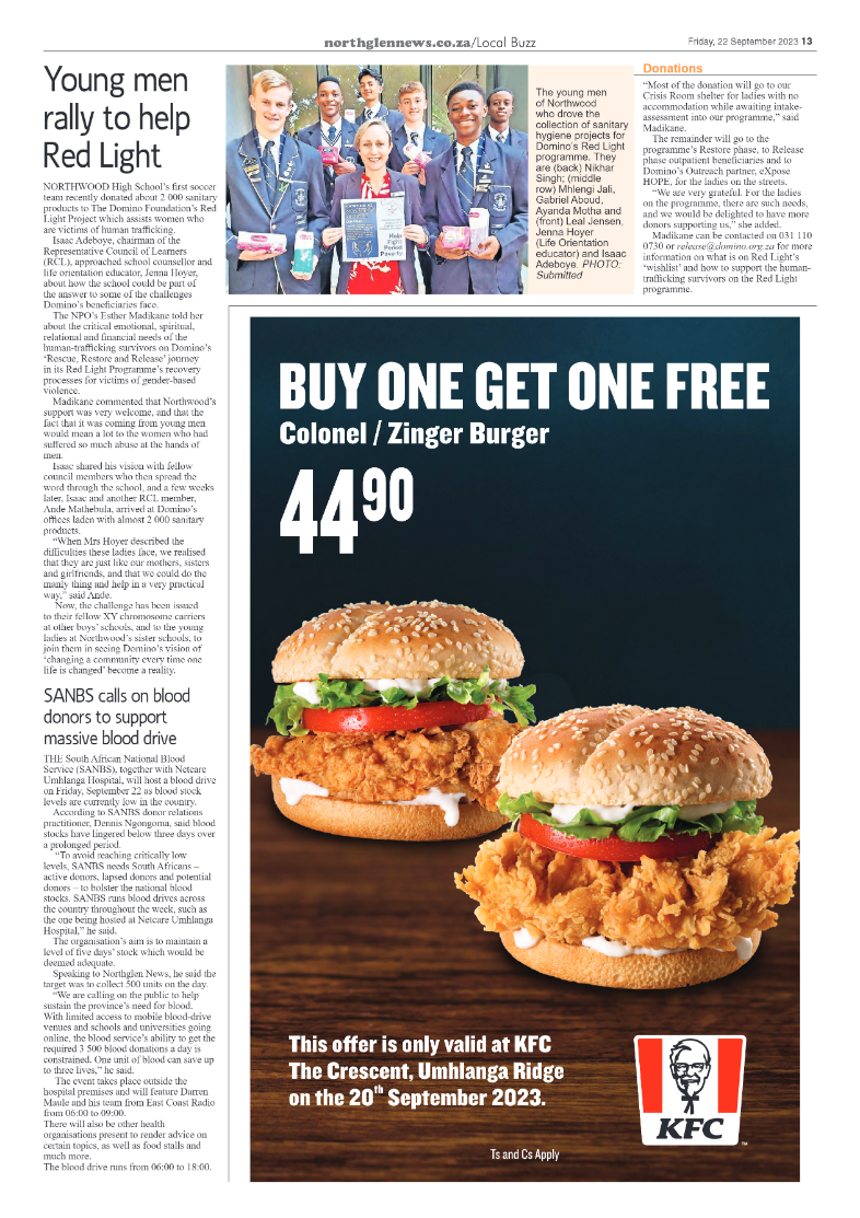 Northglen News 22 September 2023 page 13