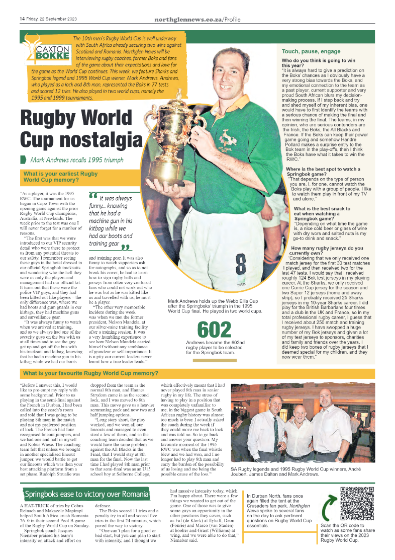 Northglen News 22 September 2023 page 14
