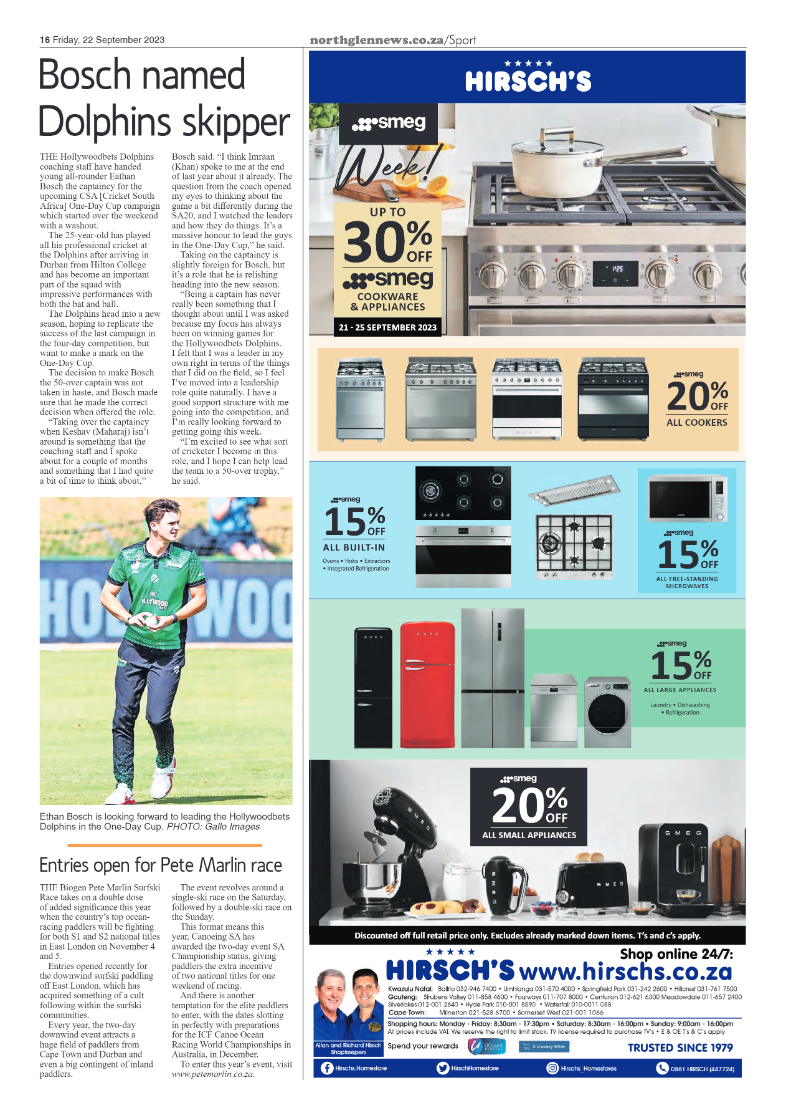 Northglen News 22 September 2023 page 16