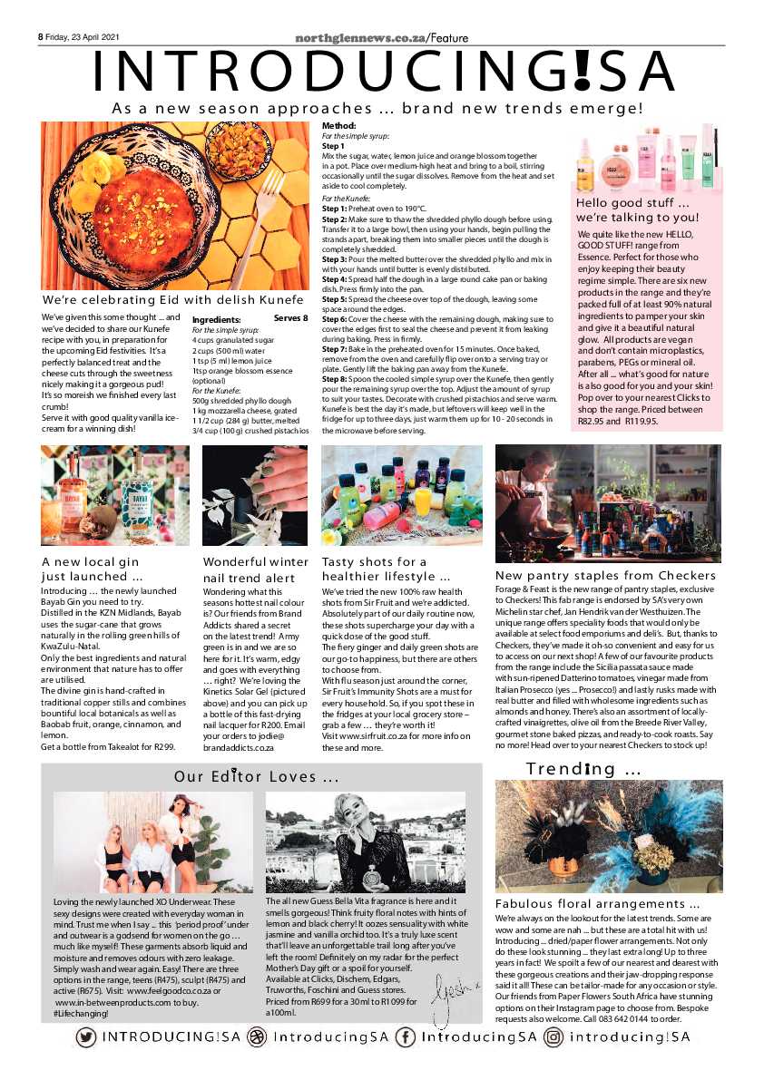 Northglen News 23 April 2021 page 8