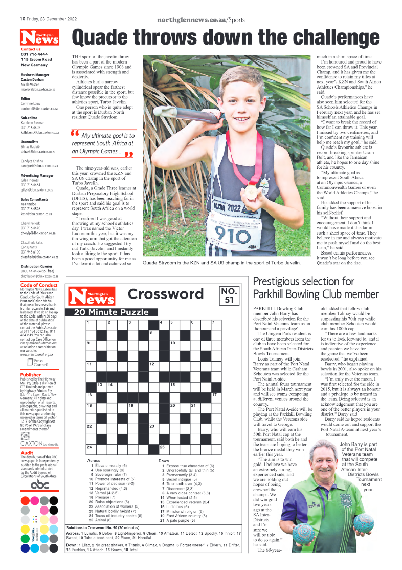 Northglen News 23 December 2022 page 10