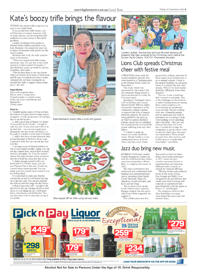 Northglen News 23 December 2022 page 9
