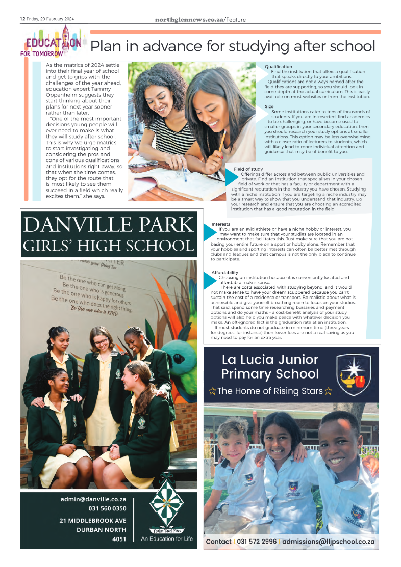 Northglen News 23 February 2024 page 12