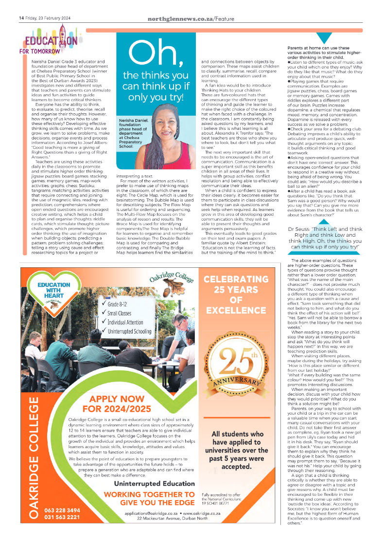 Northglen News 23 February 2024 page 14