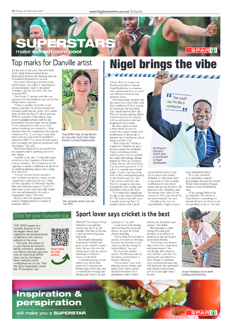 Northglen News 23 February 2024 page 18
