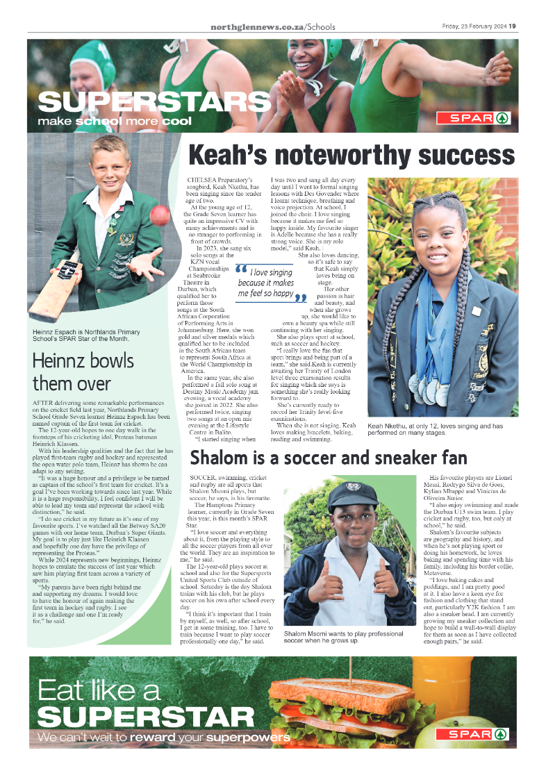 Northglen News 23 February 2024 page 19