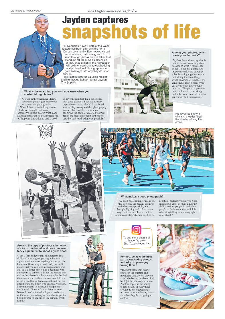 Northglen News 23 February 2024 page 20