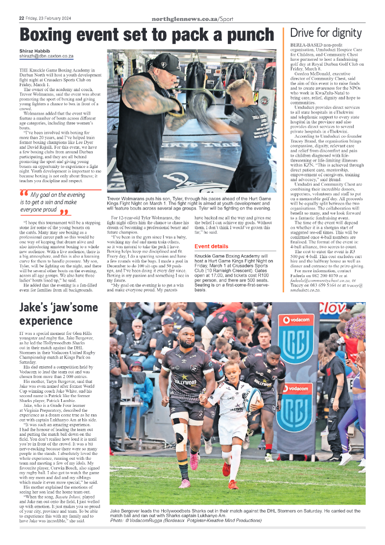 Northglen News 23 February 2024 page 22
