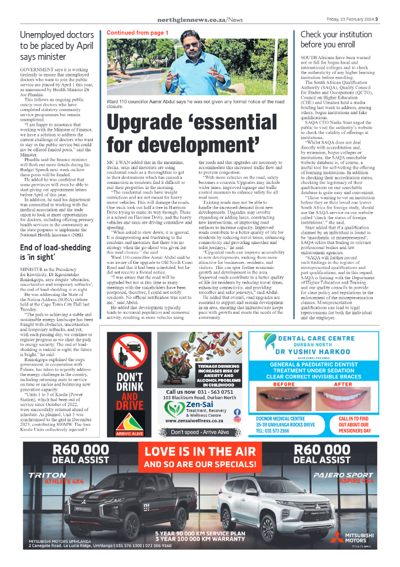 Northglen News 23 February 2024 page 3