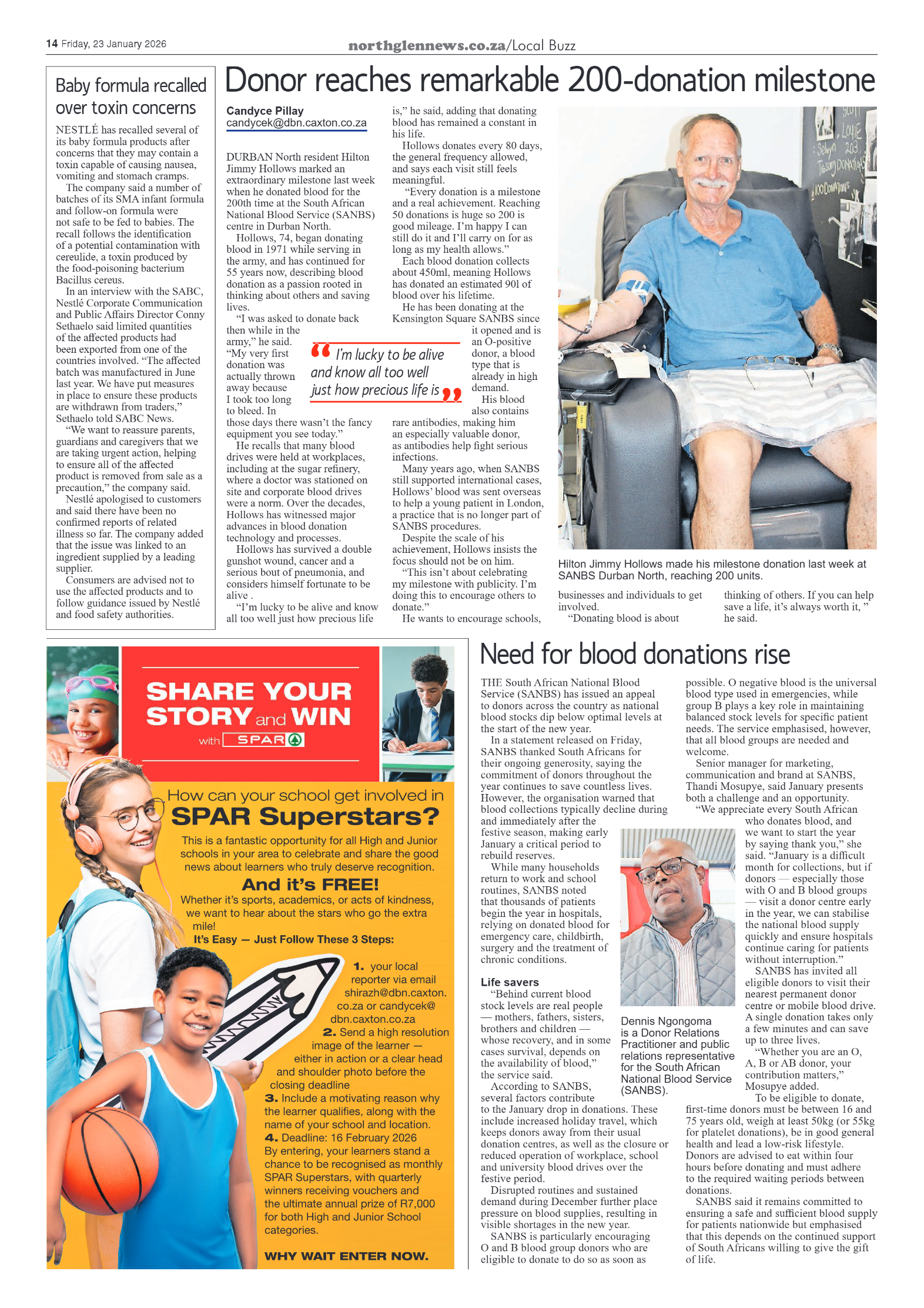 Northglen News 23 January 2026 page 14