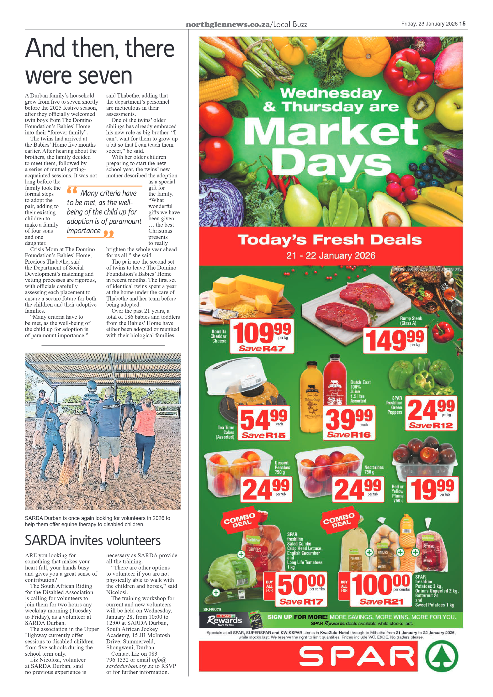 Northglen News 23 January 2026 page 15