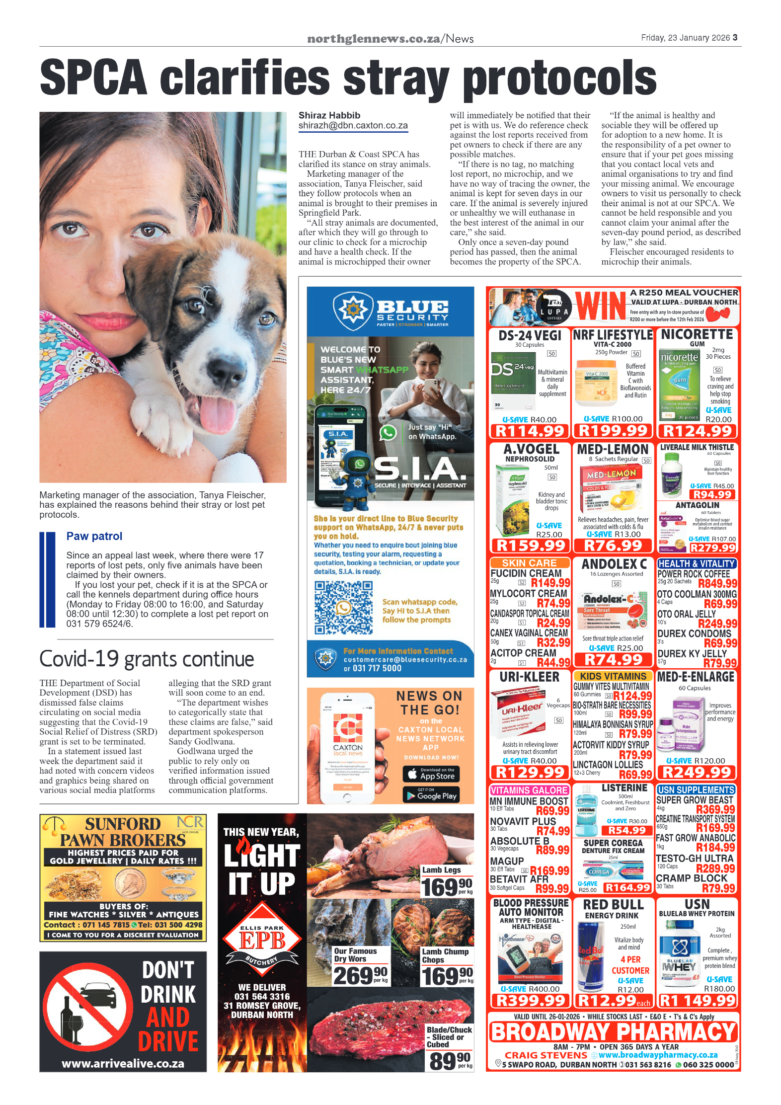 Northglen News 23 January 2026 page 3