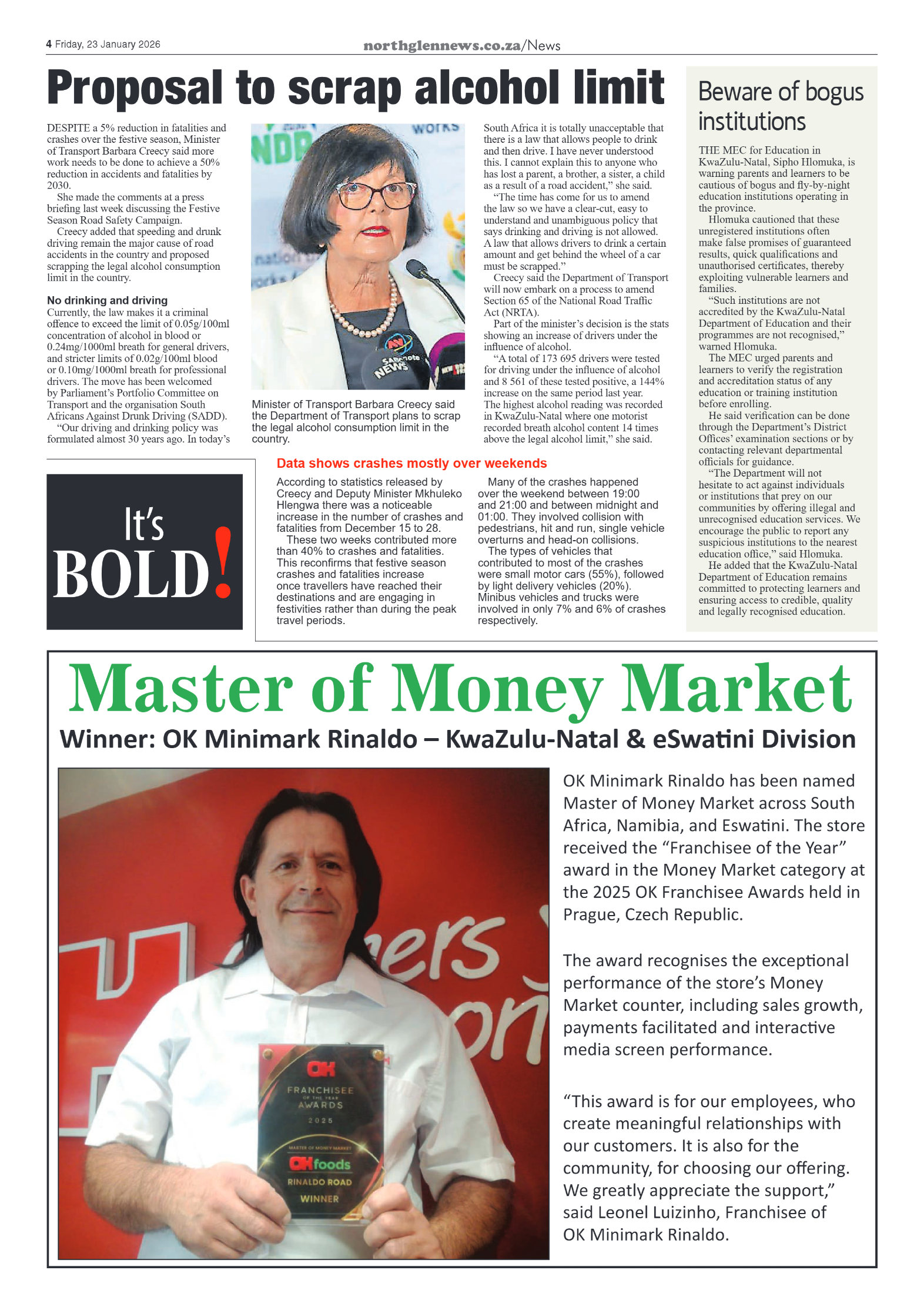 Northglen News 23 January 2026 page 4