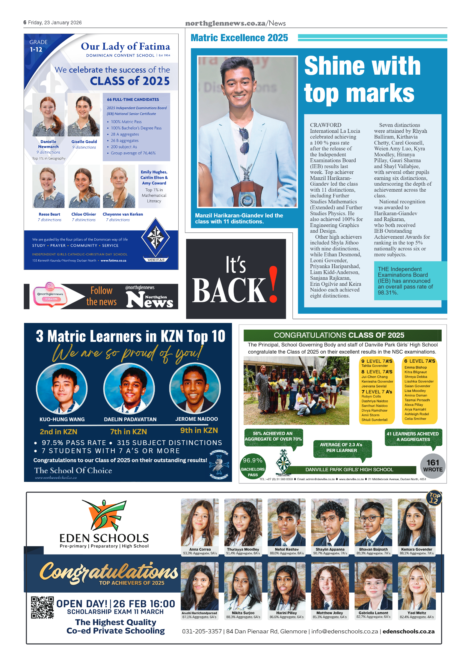 Northglen News 23 January 2026 page 6