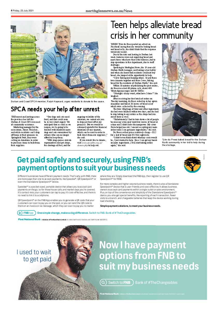 Northglen News 23 July 2021 page 4
