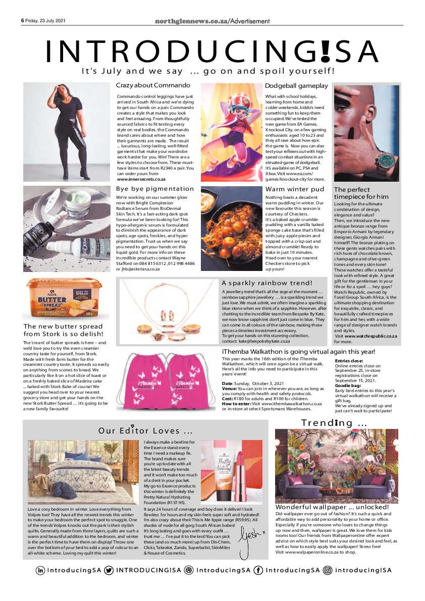 Northglen News 23 July 2021 page 6