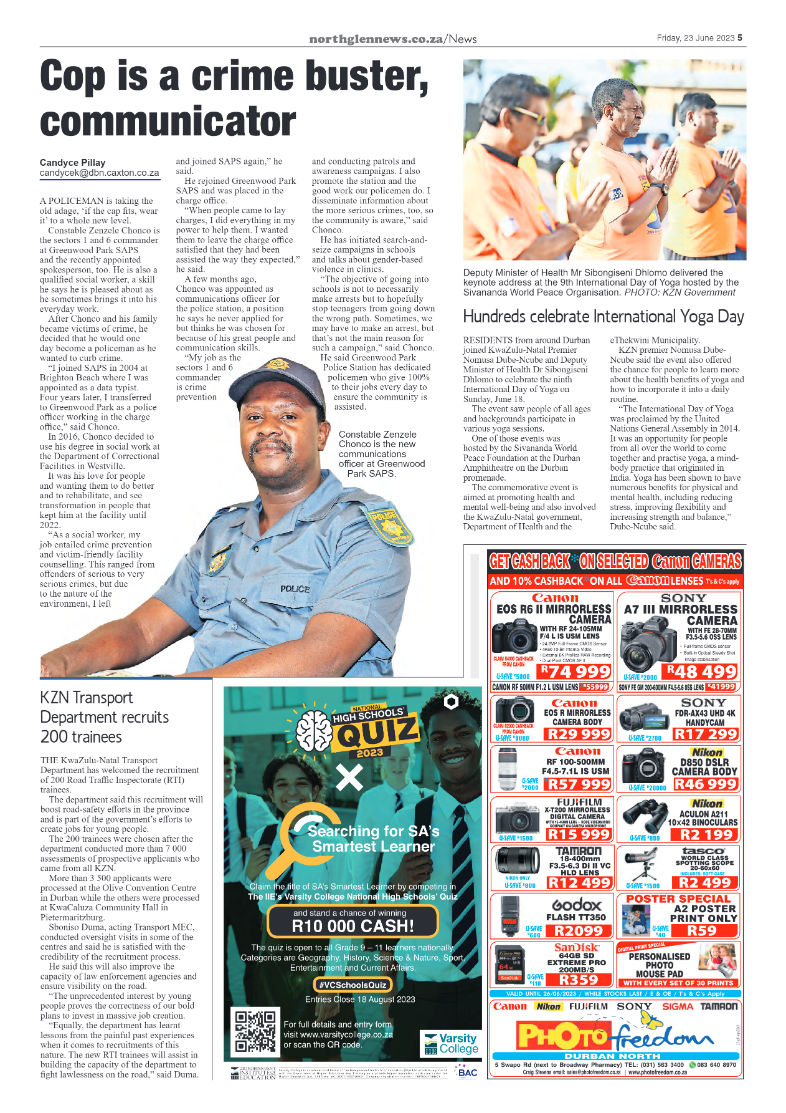 Northglen News 23 June 2023 page 5