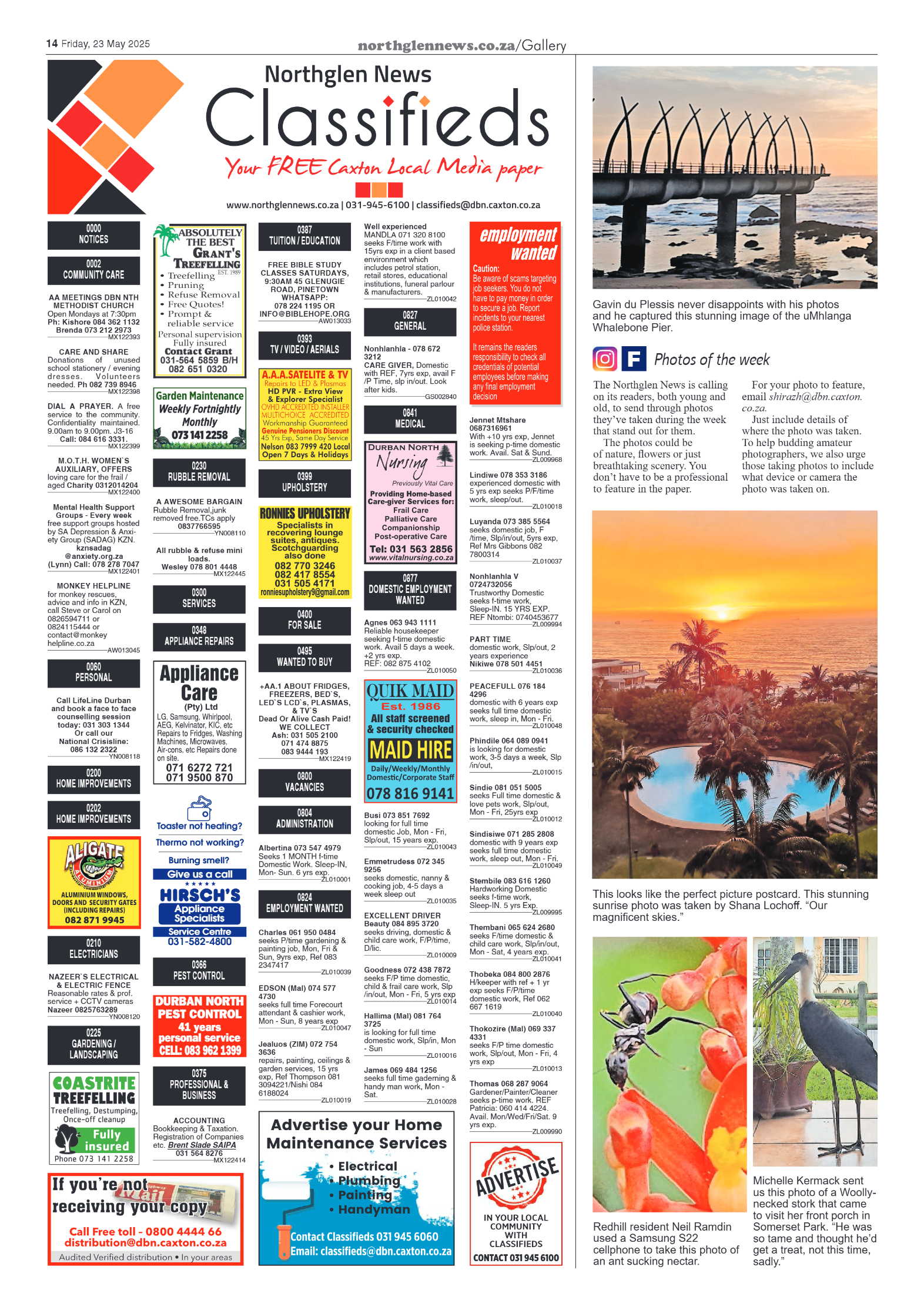 Northglen News 23 May 2025 page 14