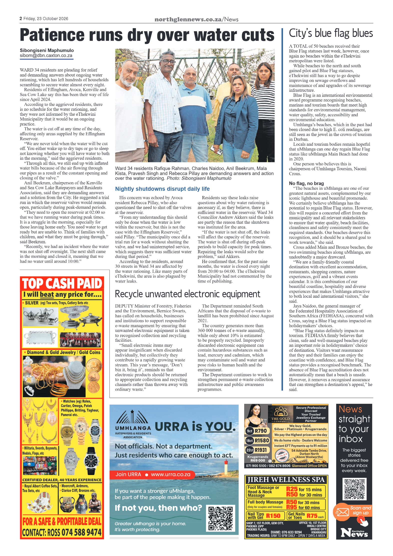 Northglen News 23 October 2026 page 2