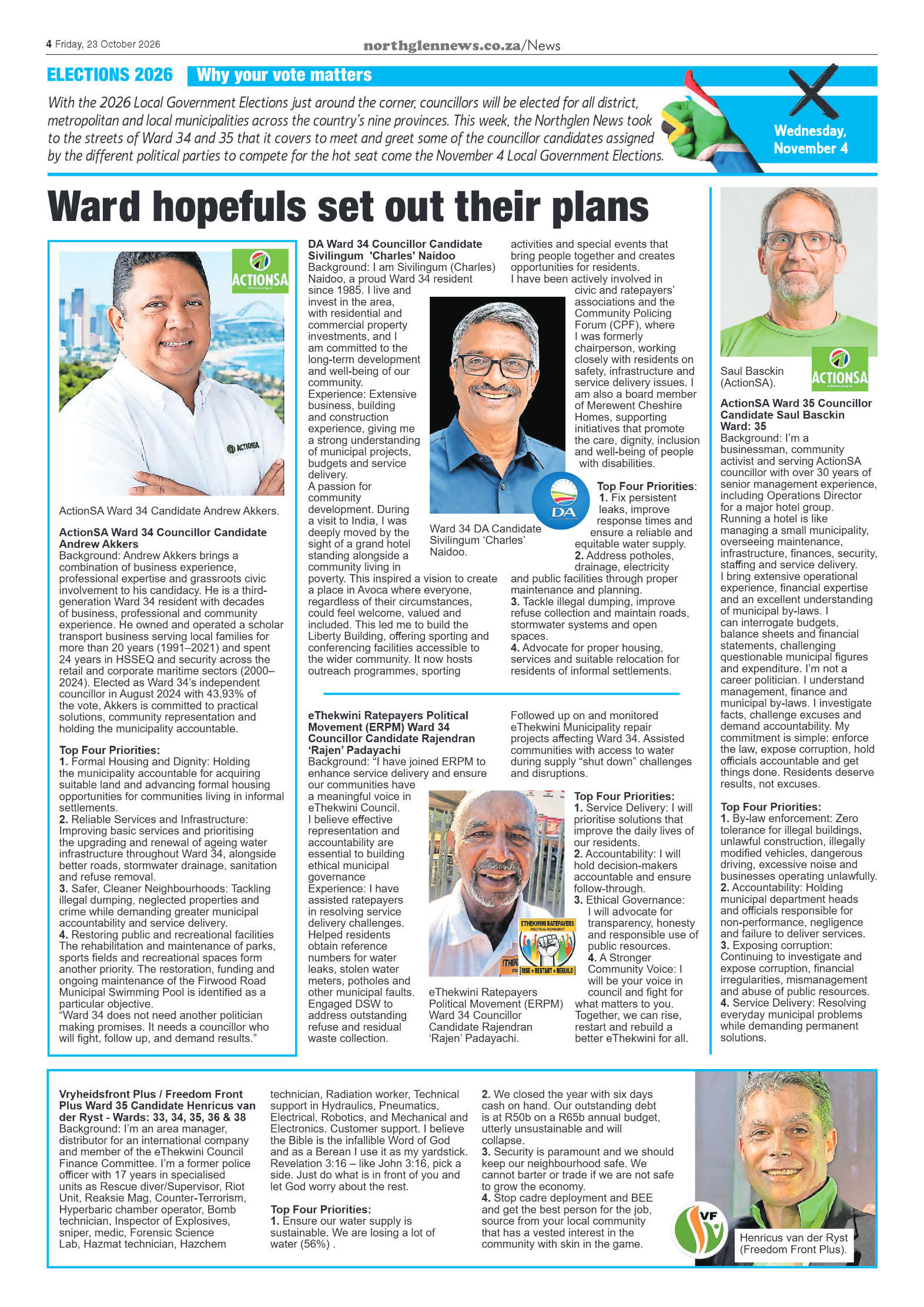 Northglen News 23 October 2026 page 4