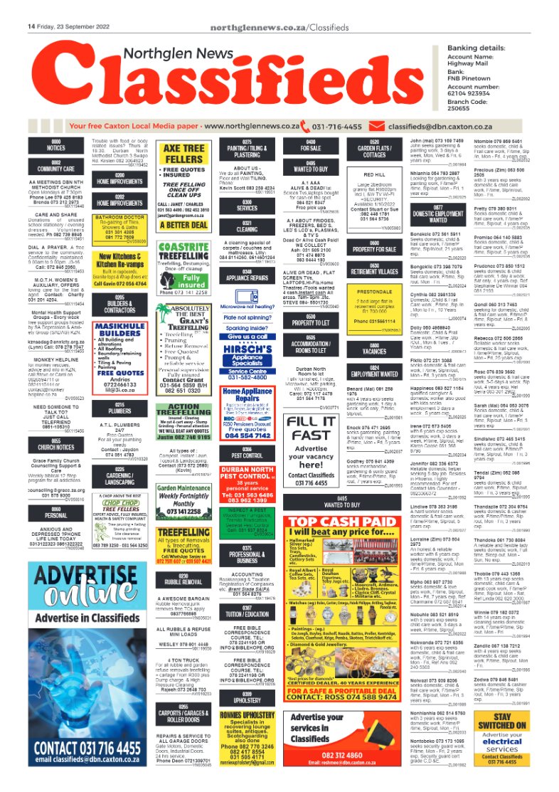 Northglen News 23 September 2022 page 14