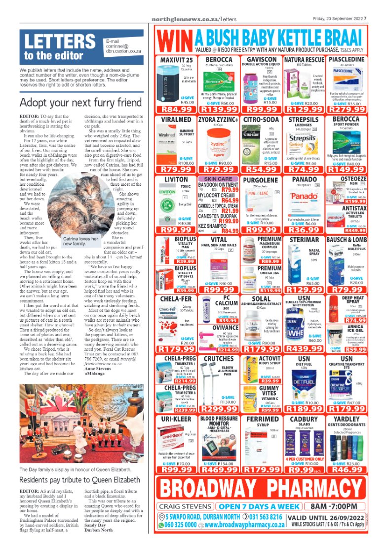Northglen News 23 September 2022 page 7
