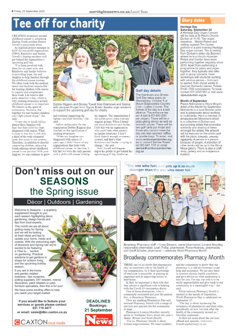 Northglen News 23 September 2022 page 8