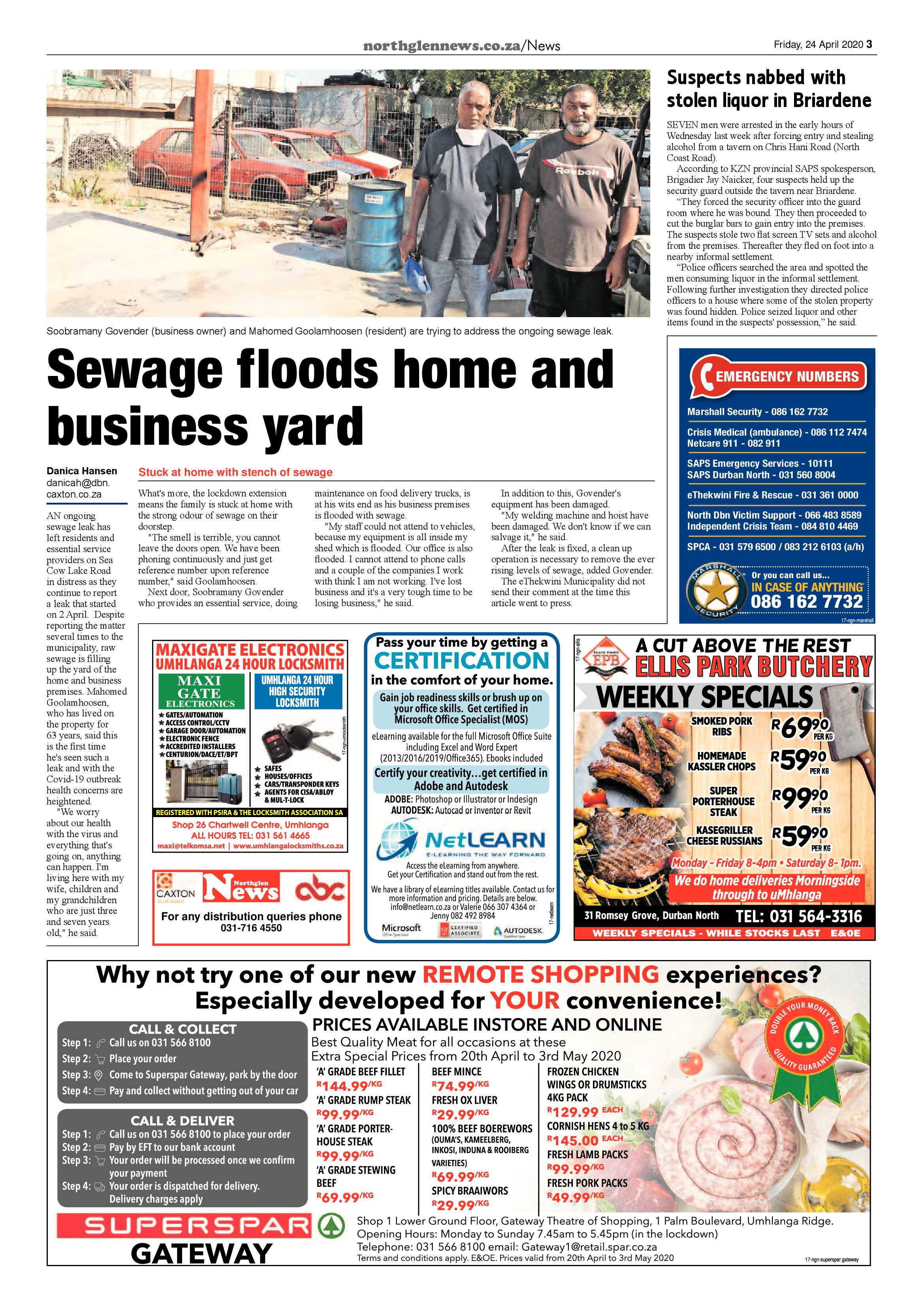 Northglen News 24 April 2020 page 3