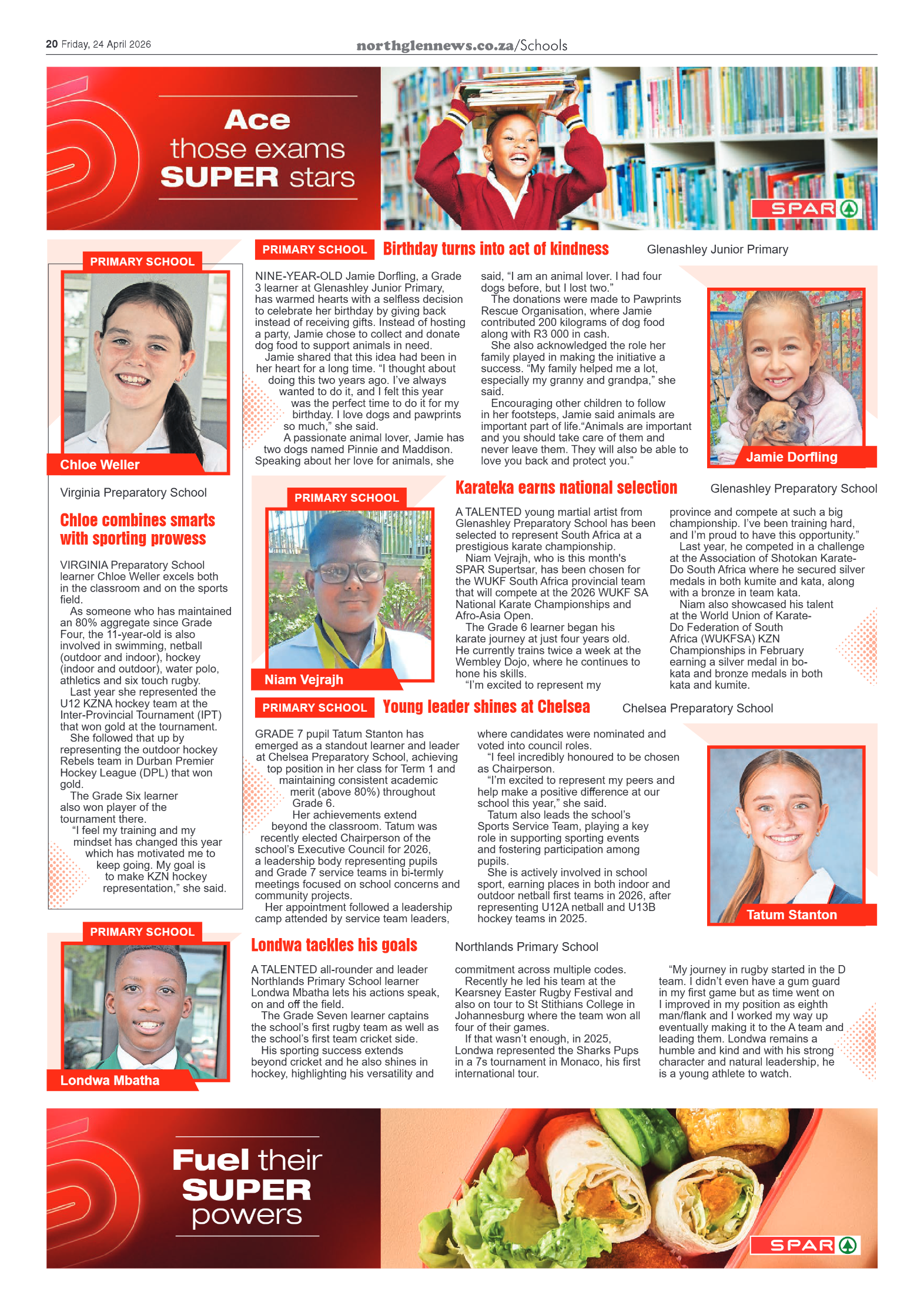 Northglen News 24 April 2026 page 20