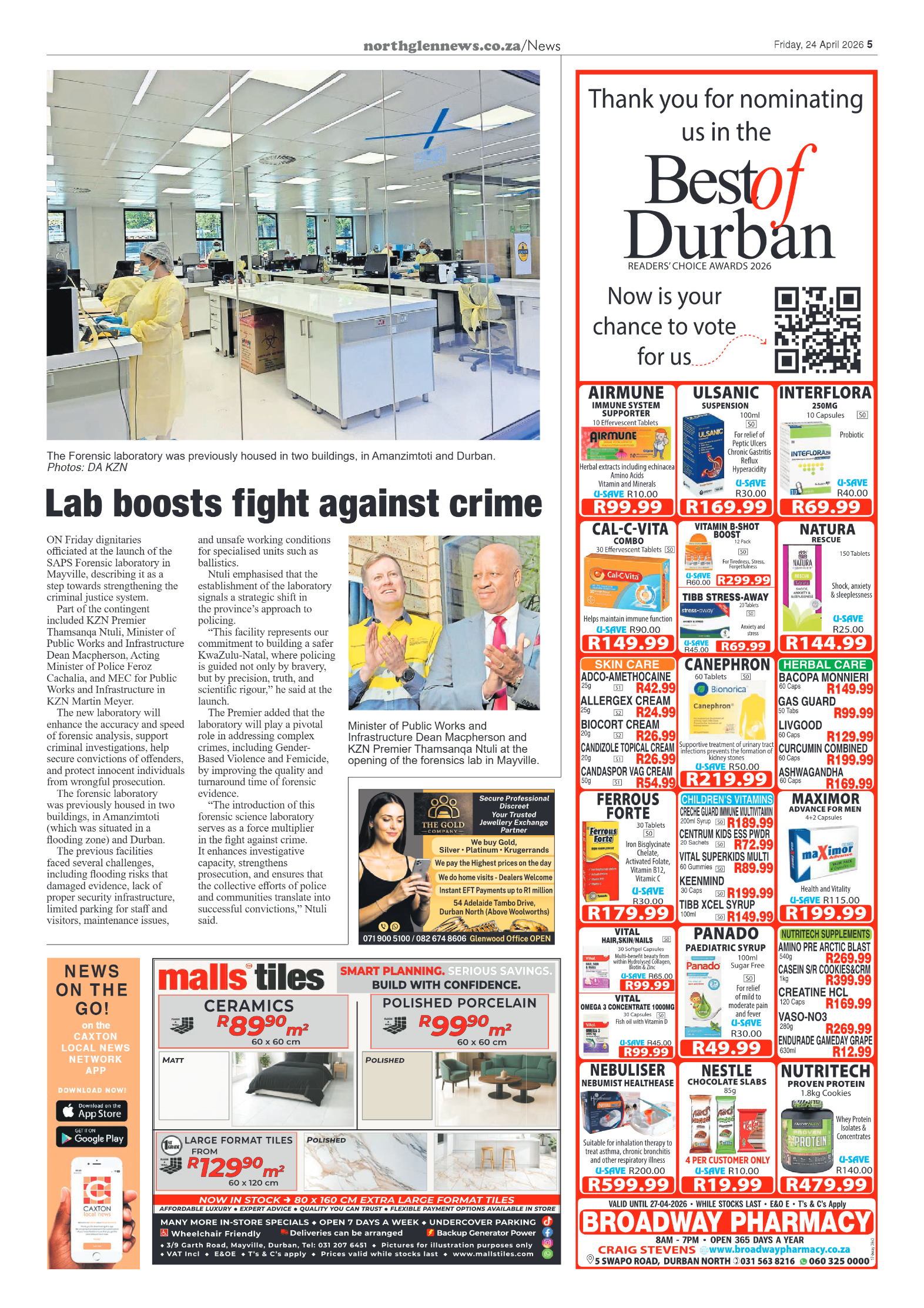 Northglen News 24 April 2026 page 5