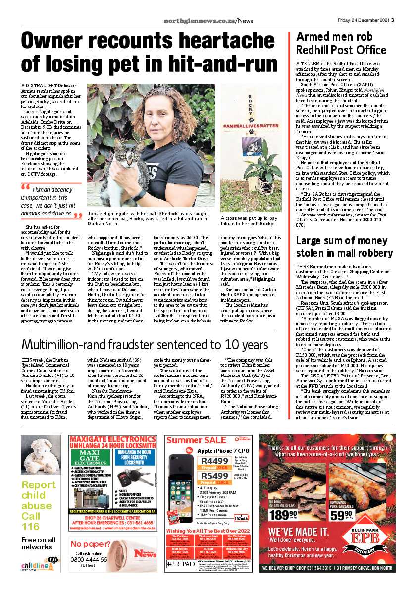 Northglen News 24 December 2021 page 3