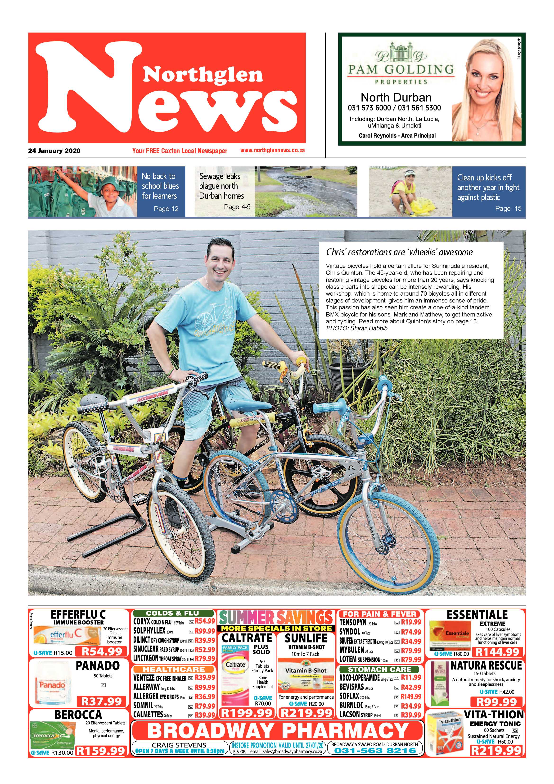 Northglen News 24 January 2020 page 1