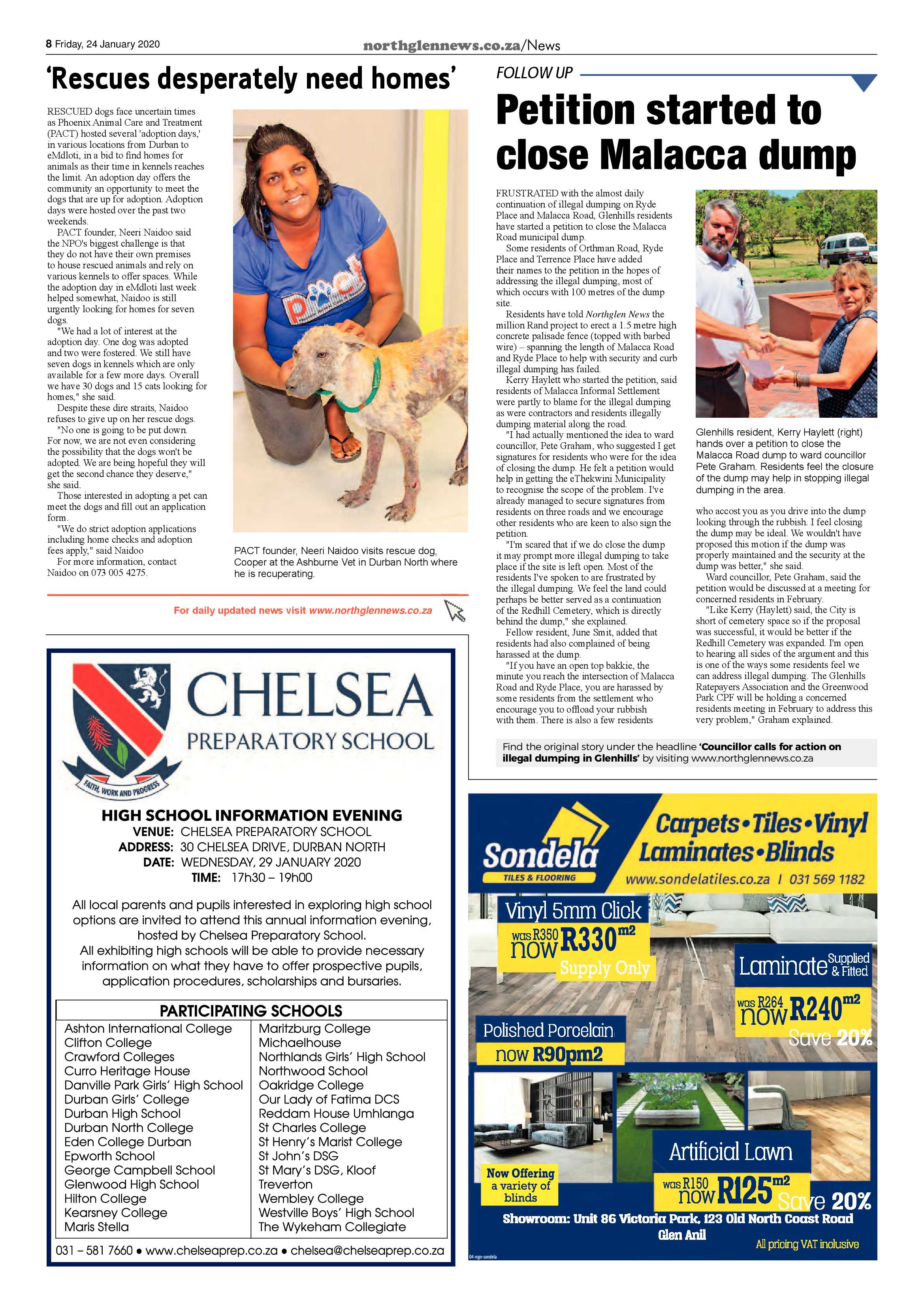 Northglen News 24 January 2020 page 8