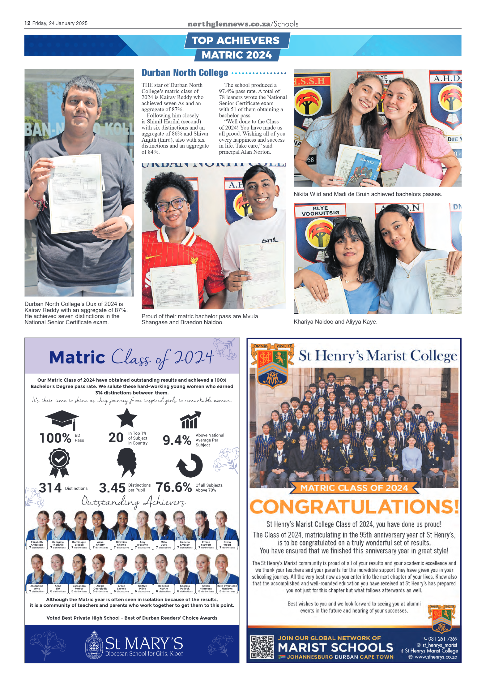 Northglen News 24 January 2025 page 12