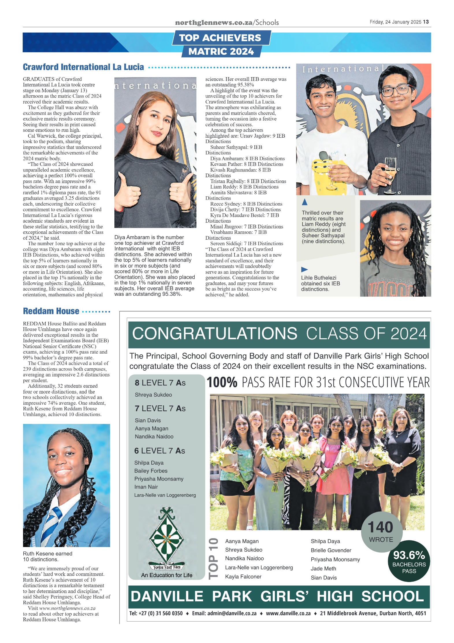 Northglen News 24 January 2025 page 13
