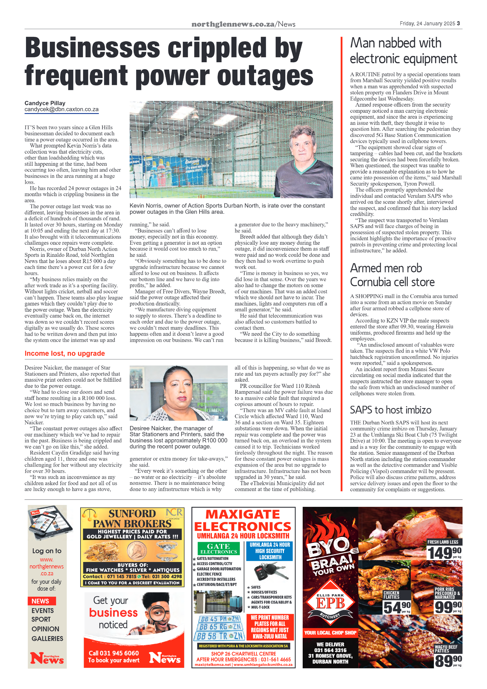 Northglen News 24 January 2025 page 3