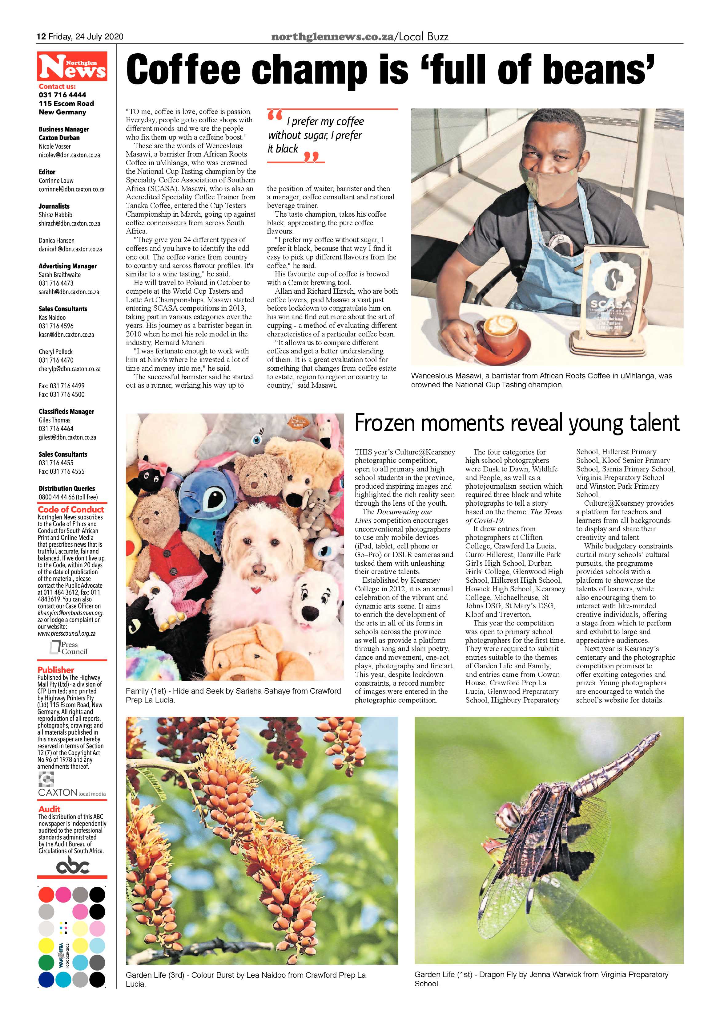 Northglen News 24 July 2020 page 12
