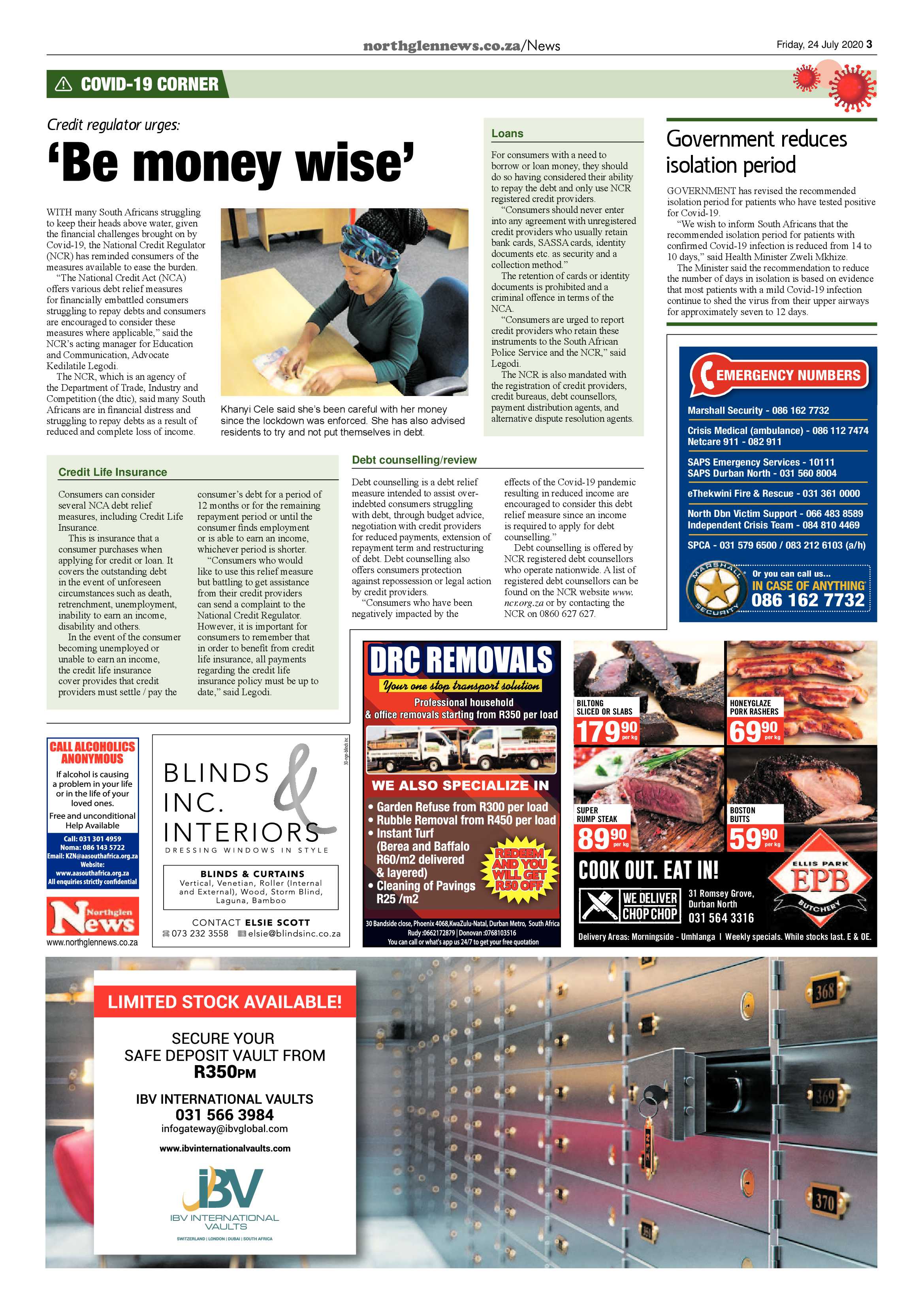 Northglen News 24 July 2020 page 3