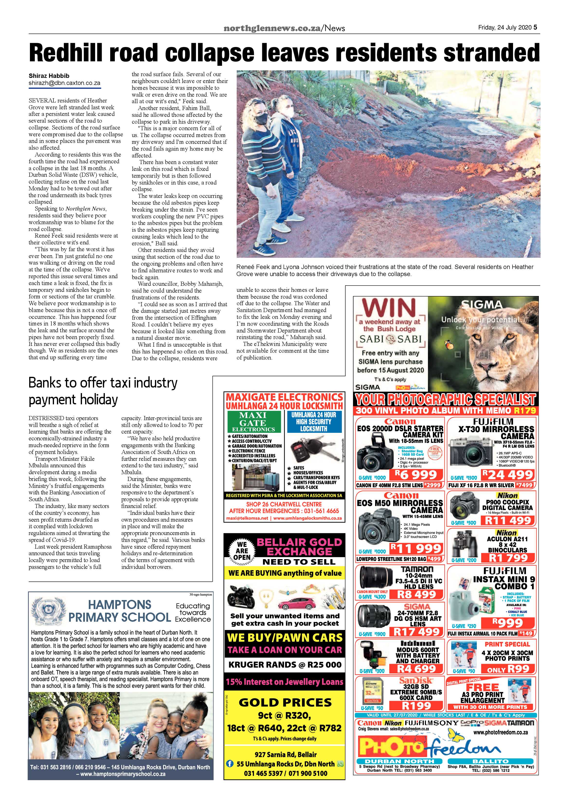 Northglen News 24 July 2020 page 5