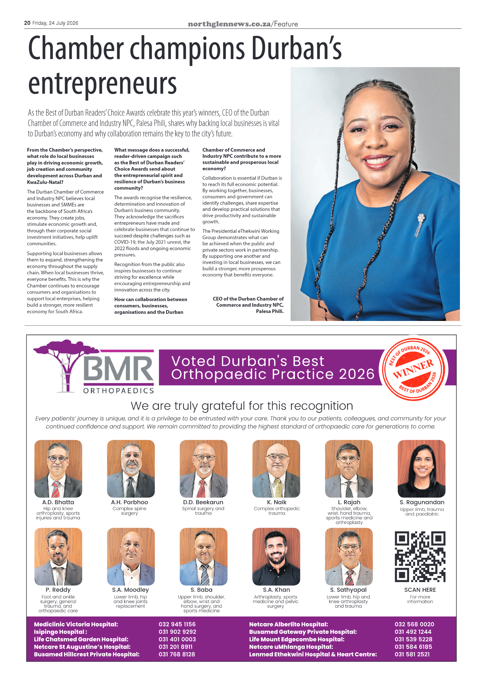 Northglen News 24 July 2026 page 20